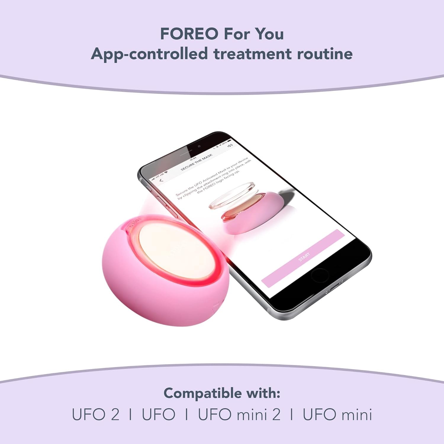 FOREO Call It a Night Revitalizing & Nourishing UFO Activated Mask, 7 Count