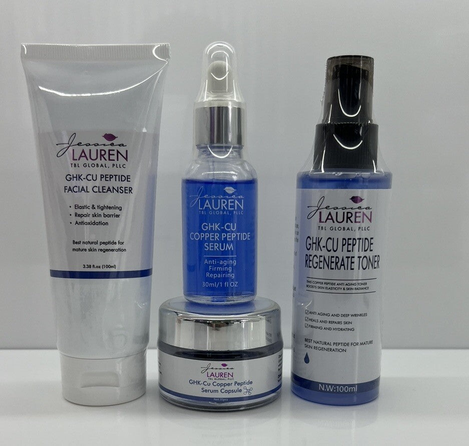 BLUE 🔹Copper Peptide GHK-CU Serum with Hyaluronic Acid anti Wrinkle Assortment