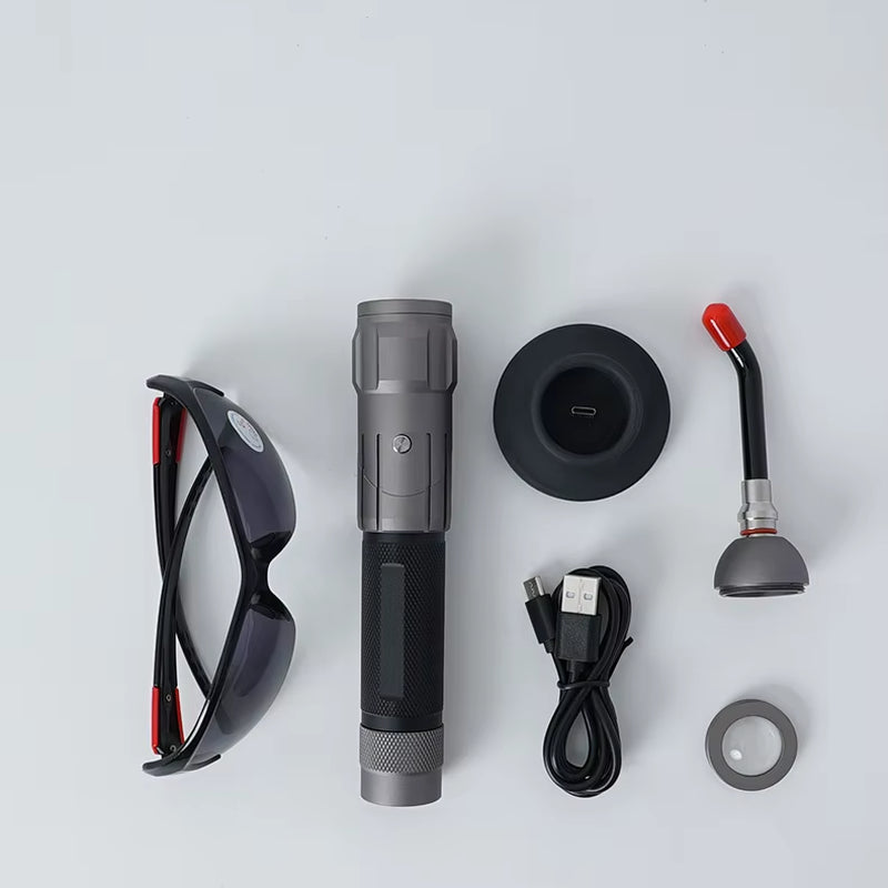 Handheld Portable Red Led Light Therapy Torch 450 620 670 810Nm near Infrared Led Light Therapy Machine Red Light Therapy Torch